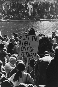 Proteste gegen den Vietnam Krieg in den USA. (Foto: Fank Wolfe CC-BY-SA-2.0)
