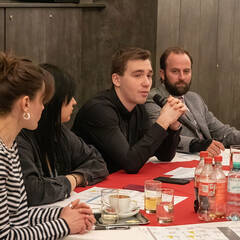 Zeitzeugen aus der Ukraine berichten über ihre Eindrücke und beantworten Fragen. (Foto: RedTD/Klara Oppenheim)