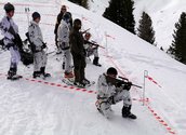 Die Station Scharfschießen im alpinen Gelände. (Foto: Bundesheer/Martin Hörl)