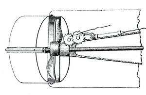 Das Torpedoheck mit Tempier -Vorrichtung zur Selbstzerstörung. (Grafik: Torpedounterricht für die k.u.k. Kriegsmarine)