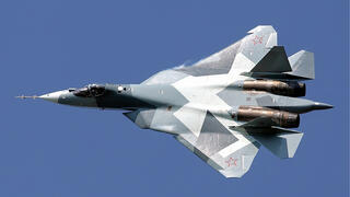 Das Foto zeigt eine Suchoi T-50. (Symbolfoto: Maxim Maksimov; CC BY-SA 3.0)