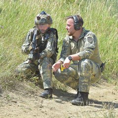 Impressionen vom 48-Std-BaonX-2024 beim Artillerie- und Aufklärungsbataillon 3 in Mistelbach: Überwinden der Gefechtsbahn unter Anleitung. (Foto: Dietmar Bodensteiner)