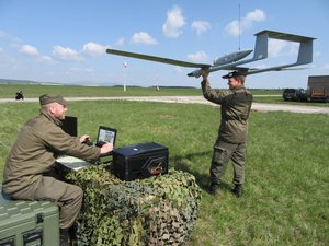 Die Aufklärungsdrohne "Tracker" des Österreichischen Bundesheeres. (Foto: ÖBH/Roland Lackinger)