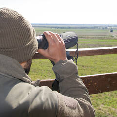 Grenzraumüberwachung mit einem Spektiv. (Foto: RedTD/Gerold Keusch)