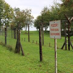 Reste des Eisernen Vorhangs beim Grenzübergang Nove Hrady - Pyhrabruck bei Weitra. (Foto: RedTD/Gerold Keusch)