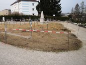 Der Friedhof während der Renovierungsarbeiten. (Foto: Kiermaier)