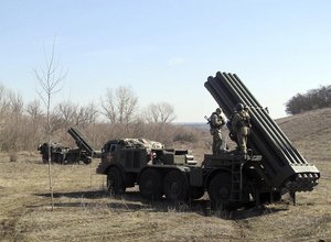 BM-27 Mehrfachraketenwerfer der ukrainischen Streitkräfte bei einer Übung im Jahr 2017. (Foto: Ministry of Defense Ukraine; CC-BY-SA 2.0)