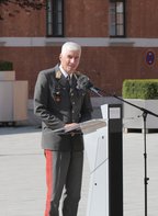 General Robert Brieger erklärt den Entscheidungsprozess des Generalstabes. (Foto: RedTD/Schobesberger)
