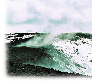 Gipfel des Vulkans Hekla, Island. (Foto: Borkur Sigurbjornsson, <a href="https://creativecommons.org/licenses/by-sa/2.0/?" target ="_new">CC BY-SA 2.0 </a>))