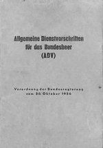 Zum „Offiziershandwerk“ zählte auch die genaue Kenntnis von Vorschriften wie der ADV ... (Foto: Bundesheer)
