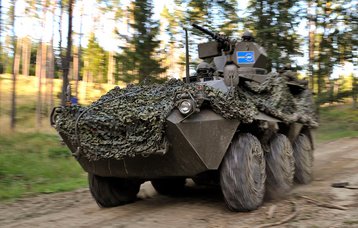 Der 'Pandur' erhöht die Mobilitär der Jägertruppe. (Foto: Bundesheer/Gerhard Simader)