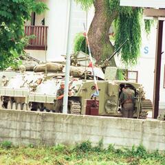 Schützenpanzer der JVA an der Grenze. (Foto: Bundesheer)