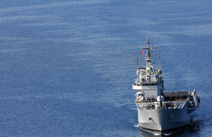 Schiff San Giusto. (Foto: U.S. Navy/Dave Fliesen, gemeinfrei)	