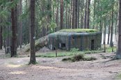 MG-Bunker vom Modell 37 in einer ehemaligen Waldstellung bei Slavonice. (Foto: RedTD/Gerold Keusch)