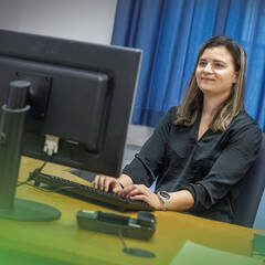 Dominique H. arbeitet in der Abteilung Einsatzapplikationen. (Foto: Bundesheer/Paul Kulec)