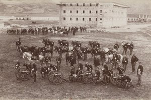 Soldaten der k.u.k. Armee im Nordlager von Mostar im Jahr 1879. (Foto: Archiv Martinovic)
