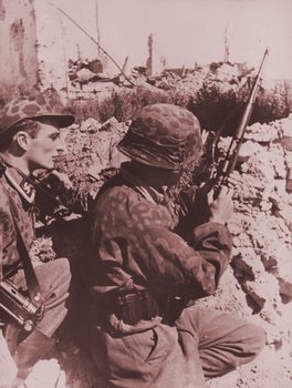 Soldaten der Waffen-SS an der Ostfront. (Foto: Archiv TD)