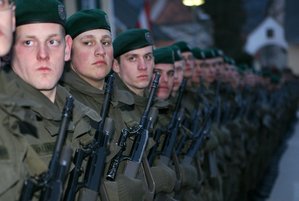 Junge Soldaten bei einer Angelobung im steirischen Semriach. (Foto: Bundesheer)