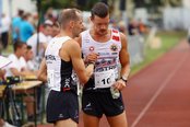 Markus Weber (li.) und Christian Hofer nach dem Geländelauf. (Bundesheer/Albin Fuss) 