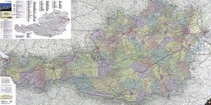 Sonderkarte Österreich im Maßstab 1:300 000 mit den politischen Bezirken und den militärischen Liegenschaften für den Assistenzeinsatz COVID-19. Diese Karte ist auf der Intranetseite des IMG im „Sicheren Militär Netz“ (SMN) zum Download bereitgestellt. (Foto: Bundesheer)