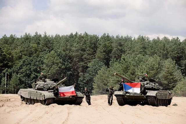 Polen und Tschechien lieferten Kampfpanzer des Typs T-72 an die Ukraine. (Foto: General Staff of the Armed Forces of Ukraine; CC BY 4.0)