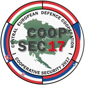 Das Logo der COOPSEC17. (Grafik: Bundesheer)