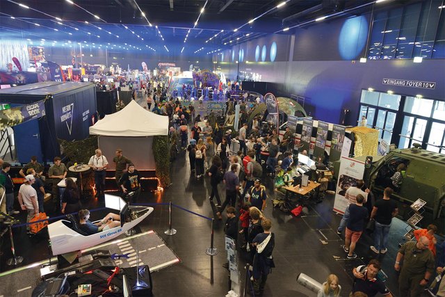 Der mobile Cyber Escape Room auf der „LevelUp“ Gaming- Messe in Salzburg. (Foto: Bundesheer/Gerald Wohlkönig)
