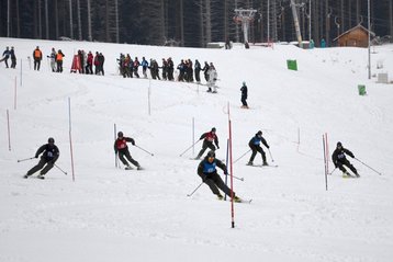 Im Parallelslalom konnte das österreichische Team punkten. (Foto: Tschechische Armee)