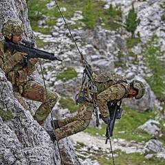 Spezialausbildung von italienischen MLF-Soldaten im alpinen Gelände. (Foto: MLF PO)