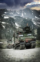 Selbst im Gebirge sind gepanzerte und bewaffnete Fahrzeuge zur Erfüllung des Auftrages unerlässlich. (Foto: Bundesheer/Lindner, Schlemmer)