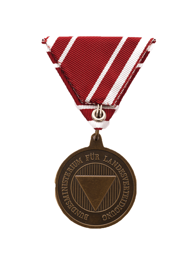 Militäranerkennungsmedaille Rückseite (Foto: Peter Steiner)