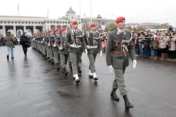 Das Gardebataillon dient nicht nur der Repräsentation. Es ist auch der infanteristische Verband des Militärkommandos Wien. (Foto: Bundesheer/Gerhard Simader)