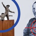 (Foto: Bundesarchiv, Bild 146-1969-054-16/Hoffmann, Heinrich/CC BY-SA 3.0 [Heydrich] und Francisco Peralta Torrejon; CC BY-SA 4.0 [Denkmal]; Montage: Keusch)