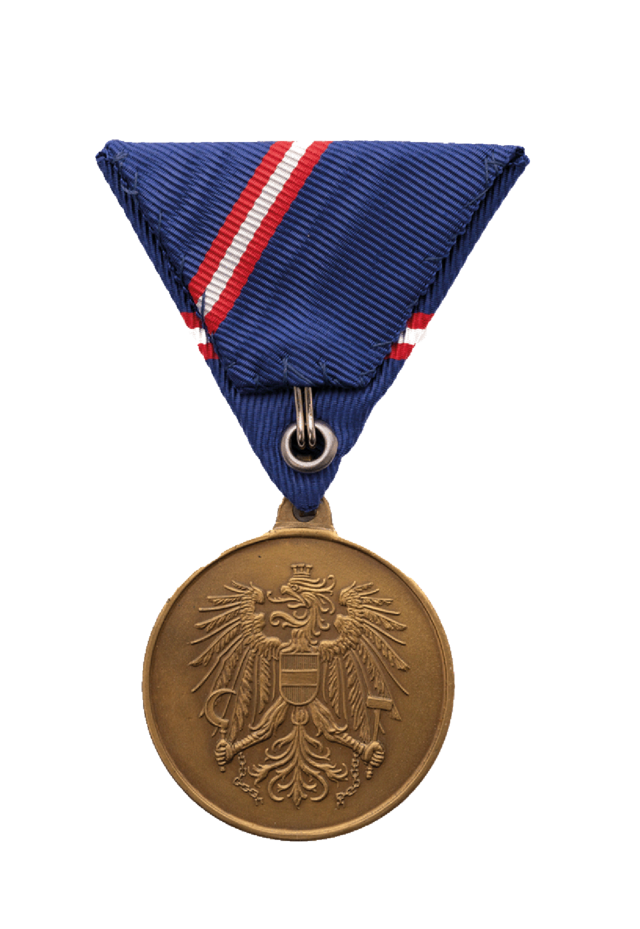 Die Wehrdiensterinnerungsmedaille in Bronze. (Foto: Peter Steiner)