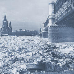 Eisstoss in Wien 1929. (Foto: Archiv Rauchenbichler)