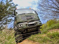 Die erweiterte Kraftfahrausbildung festigt die Fertigkeiten beim Geländefahren. (Foto: Bundesheer/Michael Gottlieber)