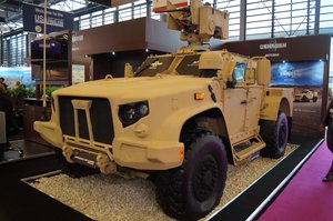 CROW II with the .50 caliber M2 on the Oshkosh JLTV.
(Photo: Aud Håland)