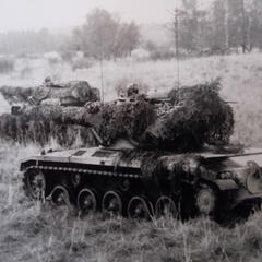 Zwei Jagdpanzer "Kürassier" im Feld. (Foto: Archiv Truppendienst)
