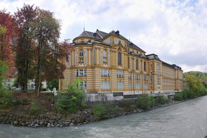 Die Stella Matutina, in der sich heute das Vorarlberger Landeskonservatorium befindet, war am Ende des Zweiten Weltkriegs 1945 ein Lazarett. (Foto: Friedrich Böhringer; CC BY-SA 3.0)