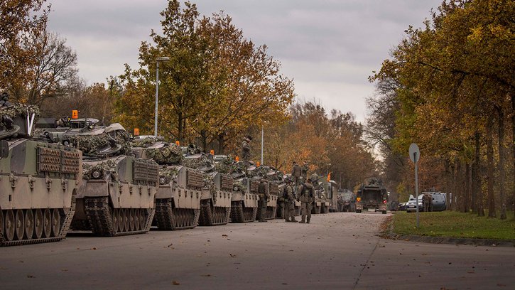 Der Schützenpanzer „Ulan“ unterstützt die Soldaten durch seinen Panzerschutz, seine Beweglichkeit und seine Feuerkraft. (Foto: Rainer Zisser)