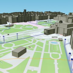 Die Beispiele für urbane Räume zeigen einerseits das Zentrum Wiens mit dem Rathausplatz und dem Volksgarten und andererseits den Grazer Schlossberg. Dort befinden sich Inhalte unter, auf und über dem Gelände, die gleichzeitig dargestellt werden können. Wien (Foto: Bundesheer/IMG)