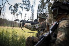 Tschechische und deutsche Soldaten gehörten zu den internationalen Teilnehmern der Übung. (Foto: Bundesheer/Paul Kulec)