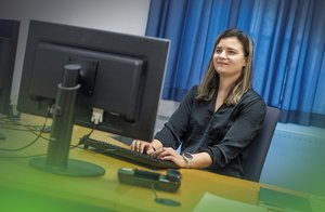 Dominique H. arbeitet in der Abteilung Einsatzapplikationen. (Foto: Bundesheer/Paul Kulec)