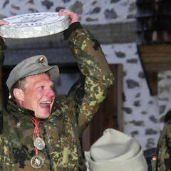 Die siegreiche Mannschaft des Gebirgsjäger-Bataillons 233 aus Mittenwald. (Foto: Bundesheer/Michael Kerschat)