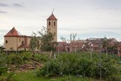 Die teilweise zerstörte Kirche in der vom Tornado schwer getroffenen tschechischen Ortschaft Moravská Nová Ves. (Foto: Tadeas Bednarz; CC BY-SA 4.0)