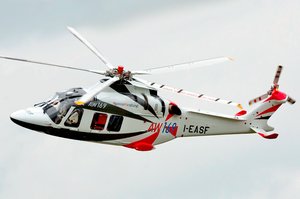 Die nicht-militärische Variante des Hubschraubers: Die Agusta Westland AW 169. (Foto: Adrian, CC BY-SA 4.0)