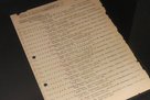 Die erste Seite der Namensliste jener 254 Tschechen, die am 24. Oktober 1942 in Mauthausen ermordet wurden. (Foto: RedTD/Keusch)