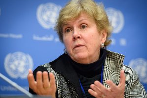 Jane Holl Lute ist UN-Sonderberaterin des UN-Generalsekretärs Guterres im Zypernkonflikt. (Foto: UN)