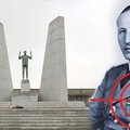 (FOTO: BUNDESARCHIV, BILD 146-1969-054-16/HOFFMANN, HEINRICH/CC BY-SA 3.0 [HEYDRICH], KEUSCH [Denkmal]; MONTAGE: KEUSCH)