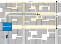 Schema der Versorgung im urbanen Umfeld. (Grafik: HLogZ)